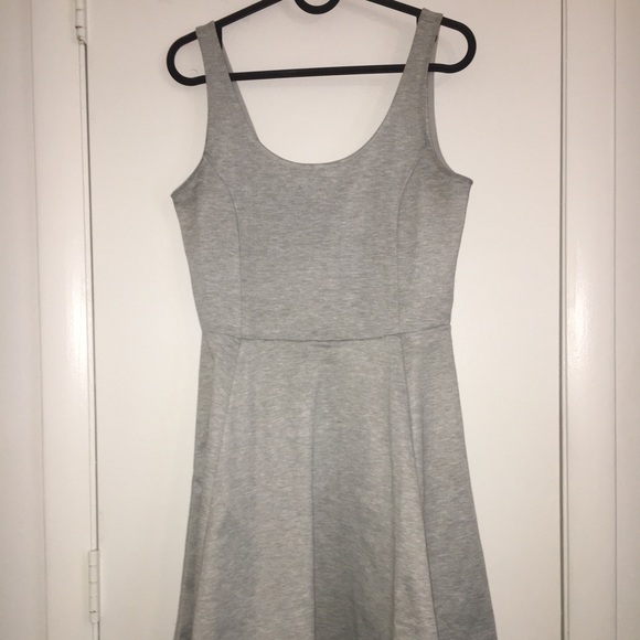 Light grey jersey dress - Picture 5 of 8